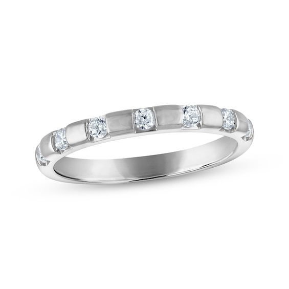 Now + Forever Certified Diamond Anniversary Ring 1/4 ct tw Platinum