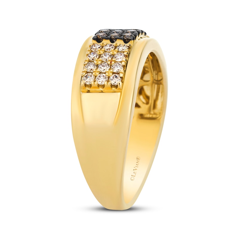 Main Image 2 of Le Vian Men's Diamond Ring 5/8 ct tw 14K Honey Gold