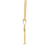 Thumbnail Image 2 of Le Vian Men's Chocolate Diamond Shield Necklace 1/5 ct tw 14K Honey Gold 22"
