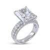 Thumbnail Image 2 of KAY Signature Collection Radiant-Cut Lab-Grown Diamond Engagement Ring 6 ct tw 14K White Gold