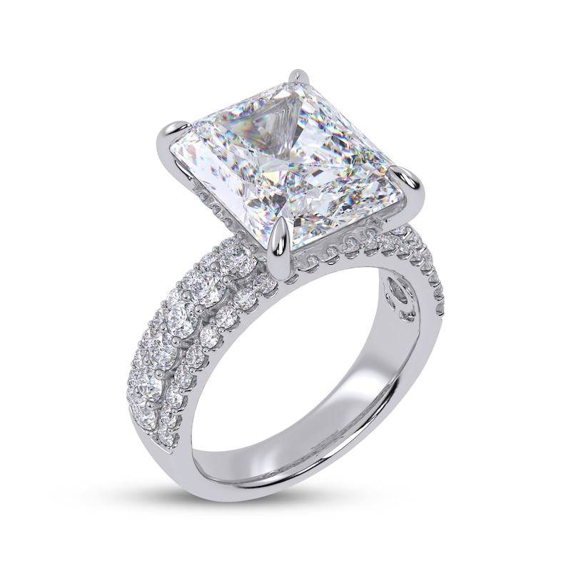 Main Image 2 of KAY Signature Collection Radiant-Cut Lab-Grown Diamond Engagement Ring 6 ct tw 14K White Gold