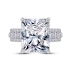 Thumbnail Image 3 of KAY Signature Collection Radiant-Cut Lab-Grown Diamond Engagement Ring 6 ct tw 14K White Gold