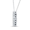 Thumbnail Image 2 of THE LEO Diamond Circle Necklace 1 ct tw 14K White Gold 19"
