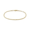Thumbnail Image 1 of Children's Rope Chain Bracelet Semi-Solid 14K Yellow Gold 6.5"