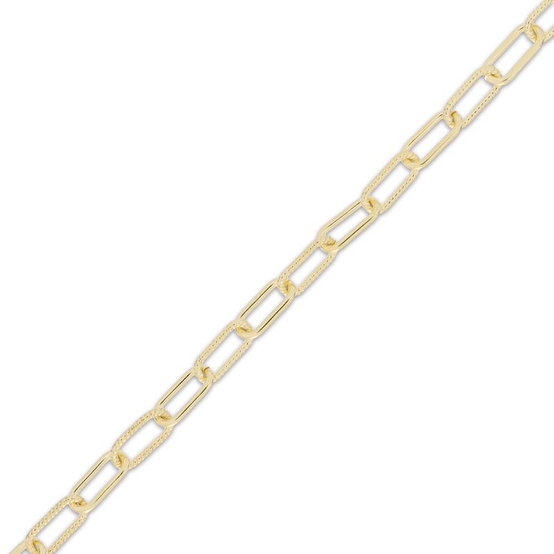 Main Image 2 of 5.3mm Paperclip Chain Necklace Hollow 10K Yellow Gold 18"