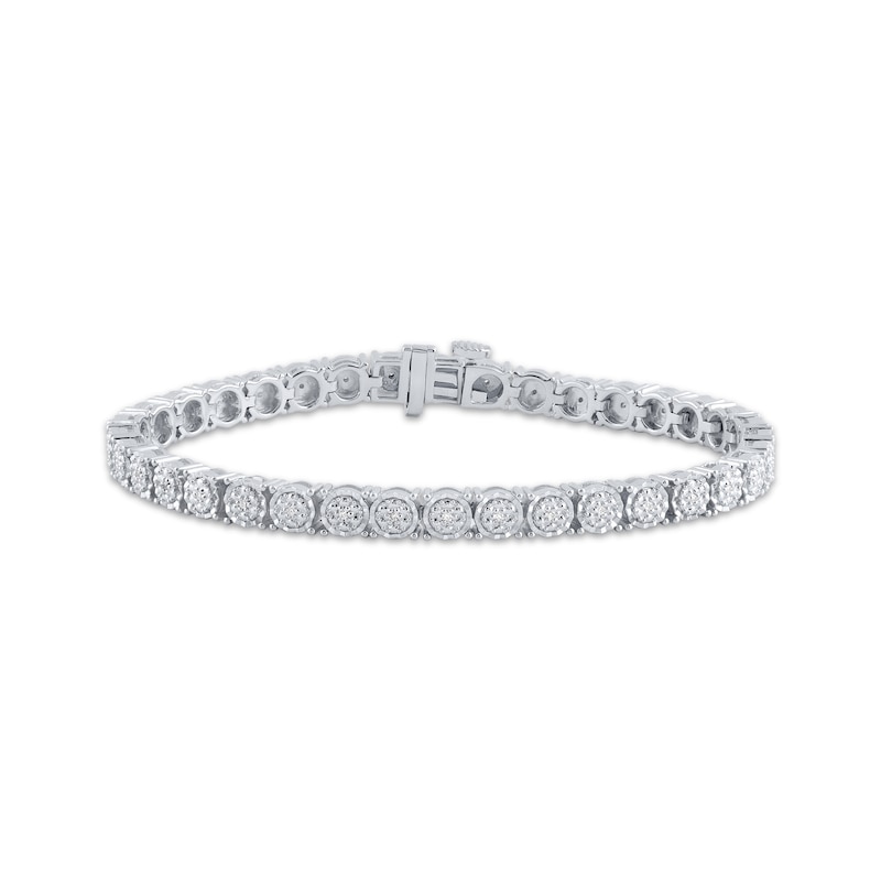 Main Image 1 of KAY Lab-Grown Diamonds Tennis Bracelet 1/4 ct tw Sterling Silver 7"