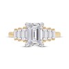Thumbnail Image 3 of Now + Forever Lab-Grown Diamonds Emerald-Cut Engagement Ring 2-5/8 ct tw 14K Yellow Gold