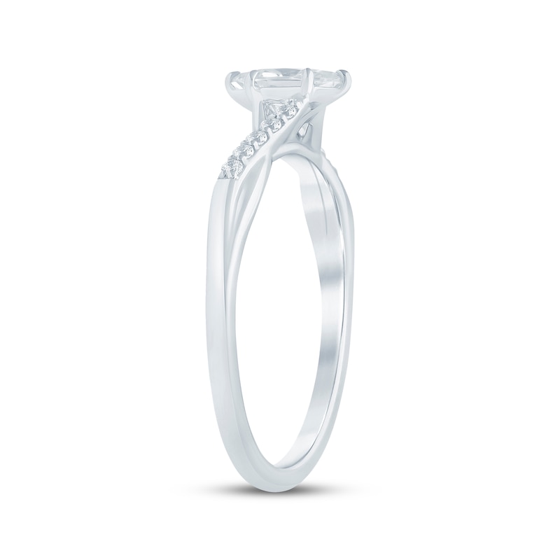 Main Image 2 of Now + Forever Marquise-Cut Diamond Engagement Ring 3/8 ct tw 14K White Gold