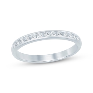 Now + Forever Lab-Grown Diamonds Anniversary Ring 1/4 ct tw 14K White Gold