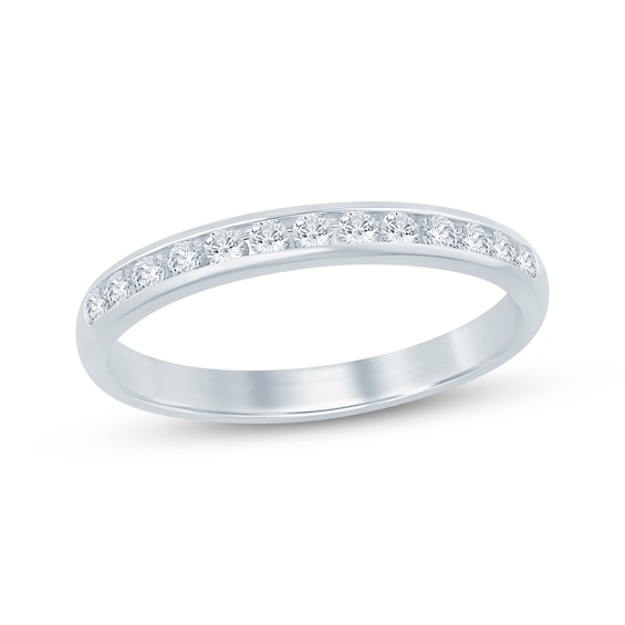 Now + Forever Lab-Grown Diamonds Anniversary Ring 1/4 ct tw 14K White Gold