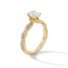 Thumbnail Image 6 of Neil Lane Artistry Oval-Cut Lab-Grown Diamond Twist Shank Engagement Ring 1-1/3 ct tw 14K Yellow Gold