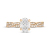 Thumbnail Image 3 of Neil Lane Artistry Oval-Cut Lab-Grown Diamond Twist Shank Engagement Ring 1-1/3 ct tw 14K Yellow Gold