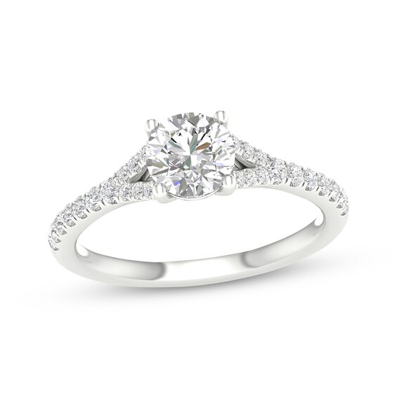 Now + Forever Lab-Grown Diamonds Engagement Ring 1-1/4 ct tw 14K White Gold