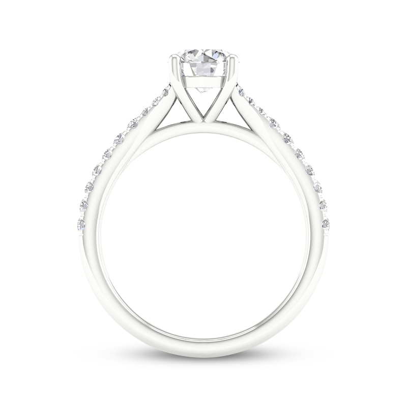 Main Image 4 of Now + Forever Lab-Grown Diamonds Engagement Ring 1-1/4 ct tw 14K White Gold