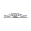 Thumbnail Image 3 of THE LEO Diamond Wedding Band 1/4 ct tw 14K White Gold
