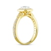 Thumbnail Image 2 of Emerald-Cut Diamond Vintage-Inspired Engagement Ring 3/4 ct tw 14K Yellow Gold