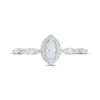 Thumbnail Image 3 of Marquise-Cut Diamond Engagement Ring 1/2 ct tw 14K White Gold