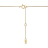 Thumbnail Image 4 of Engravable Double Heart Necklace 10K Yellow Gold 18&quot;