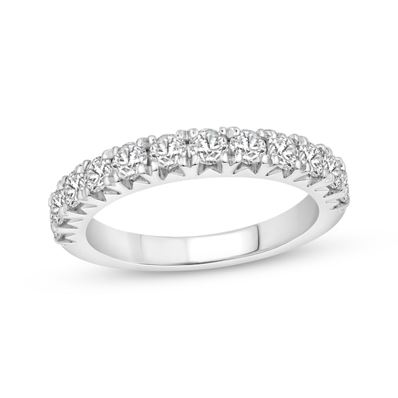 Lab-Grown Diamonds Anniversary Band 1 ct tw 14K White Gold