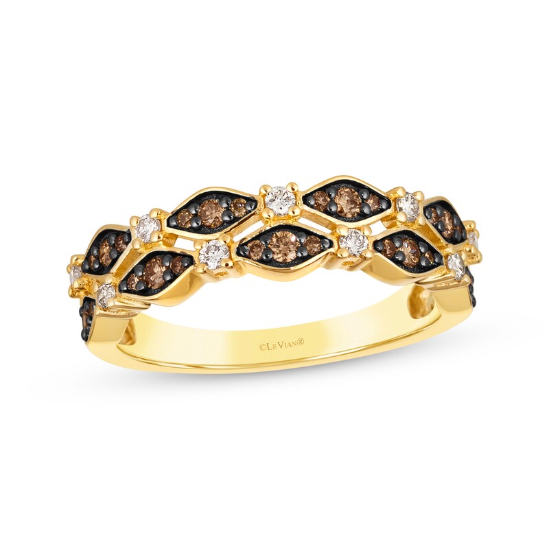 Main Image 1 of Le Vian Venetian Mosaic Diamond Ring 3/8 ct tw 14K Honey Gold