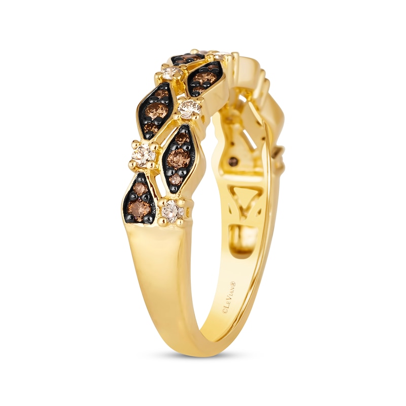 Main Image 2 of Le Vian Venetian Mosaic Diamond Ring 3/8 ct tw 14K Honey Gold