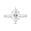 Thumbnail Image 2 of Lab-Created Diamonds by KAY Marquise-Cut Solitaire Ring 2 ct tw 14K White Gold (F/SI2)