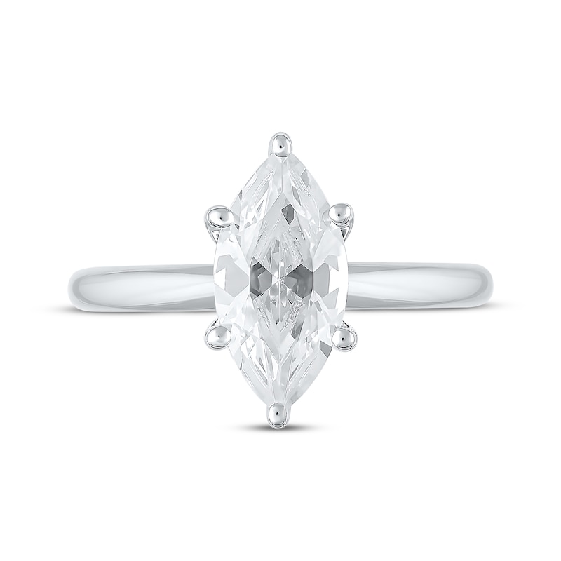 Lab-Created Diamonds by KAY Marquise-Cut Solitaire Ring 2 ct tw 14K White Gold (F/SI2)