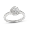 Thumbnail Image 1 of THE LEO Diamond Round-Cut Halo Engagement Ring 5/8 ct tw 14K White Gold