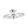 Thumbnail Image 1 of Now + Forever Lab-Grown Diamonds Oval-Cut Solitaire Engagement Ring 1-1/2 ct tw 14K White Gold (F/SI2)