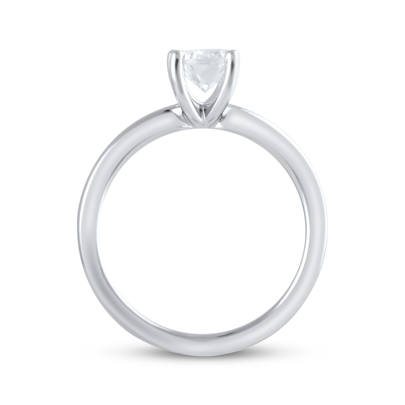 Main Image 3 of Now + Forever Lab-Grown Diamonds Oval-Cut Solitaire Engagement Ring 1-1/2 ct tw 14K White Gold (F/SI2)