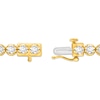 Thumbnail Image 2 of KAY Lab-Grown Diamonds Tennis Bracelet 5 ct tw 14K Yellow Gold 7"