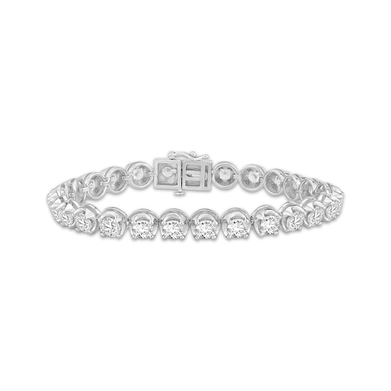 KAY Lab-Grown Diamonds Tennis Bracelet 10 ct tw 14K White Gold 7"