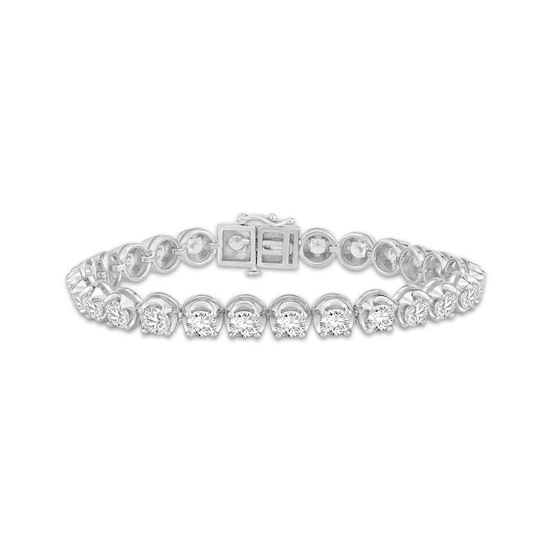Main Image 1 of KAY Lab-Grown Diamonds Tennis Bracelet 10 ct tw 14K White Gold 7&quot;