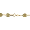 Thumbnail Image 3 of Mirror Chain Bracelet Solid 10K Yellow Gold 7.5&quot;