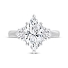 Thumbnail Image 3 of Memories Moments Magic Lab-Grown Diamonds Marquise-Cut Three-Stone Engagement Ring 3-7/8 ct tw 14K White Gold