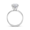 Thumbnail Image 2 of Lab-Grown Diamonds Oval-Cut Solitaire Engagement Ring 4 ct tw 14K White Gold (I/SI2)