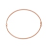Thumbnail Image 3 of Hollow Bangle Bracelet 3mm 10K Rose Gold