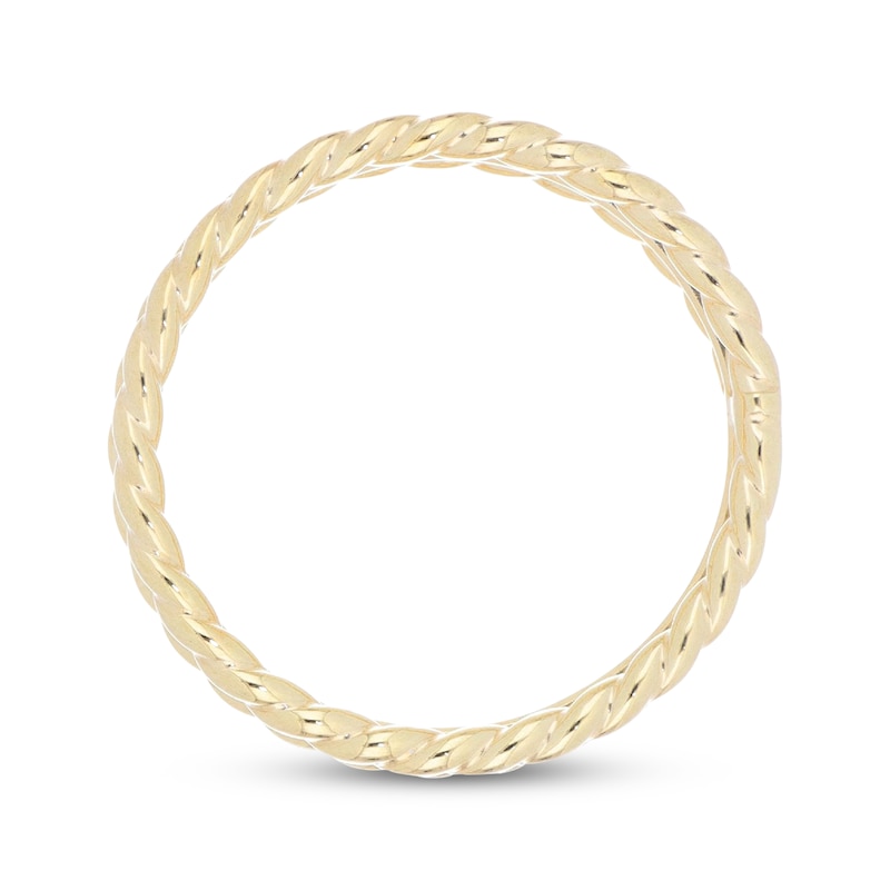 Main Image 3 of Reaura Polished Twist Rope Ring Repurposed 14K Yellow Gold