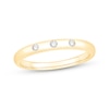 Thumbnail Image 1 of Now + Forever Diamond Three-Stone Anniversary Ring 1/15 ct tw 10K Yellow Gold