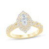 Thumbnail Image 1 of Now + Forever Marquise-Cut Diamond Double-Halo Engagement Ring 1 ct tw 14K Yellow Gold