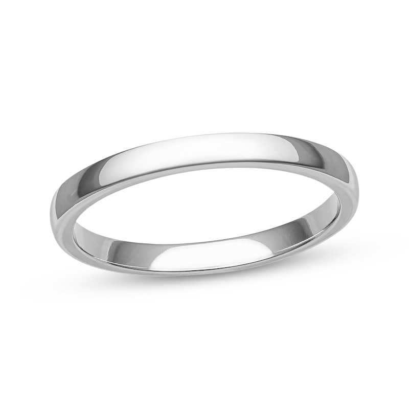 Main Image 1 of Now + Forever Wedding Band Platinum 2mm