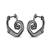 Thumbnail Image 1 of Disney Treasures The Nightmare Before Christmas Diamond Spiral Earrings 1/6 ct tw Black Rhodium-Plated Sterling Silver