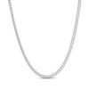 Thumbnail Image 1 of 3.7mm Round Curb Chain Necklace Solid Sterling Silver 20"