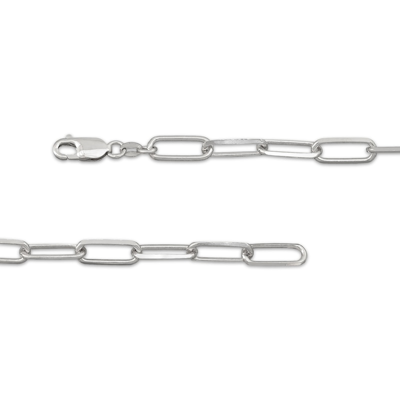 Main Image 3 of 5.9mm Paperclip Chain Necklace Solid Sterling Silver 20"