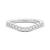 Thumbnail Image 3 of THE LEO Prisma Diamond Contour Wedding Band 1/3 ct tw 14K White Gold