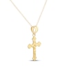 Thumbnail Image 2 of Children's Crucifix Necklace 14K Yellow Gold 13"