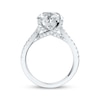 Thumbnail Image 3 of Now + Forever Lab-Grown Diamonds Pear-Shaped Split Shank Engagement Ring 5-1/2 ct tw 14K White Gold