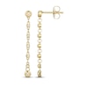 Thumbnail Image 3 of STUDIO BY KAY Lab-Grown Diamond Drop Earrings 1/10 ct tw 24K Yellow Gold Vermeil Sterling Silver