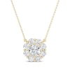Thumbnail Image 1 of KAY Lab-Grown Diamonds Flower Necklace 1 ct tw 10K Yellow Gold 18"