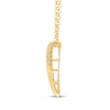 Thumbnail Image 2 of Le Vian Kiss Collection Diamond "X" Necklace 1/4 ct tw 14K Honey Gold 19"